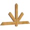 Ekena Millwork Kennewick Rough Sawn Timber Gable Bracket, Western Red Cedar, 60"W x 30"H x 2"D x 4"F, 12/12 Pitch GBW060X30X0204KEN00RWR - alternate 5